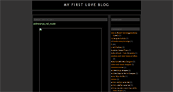 Desktop Screenshot of myfirstlove-blog.blogspot.com