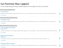 Tablet Screenshot of feminismandlipgloss.blogspot.com
