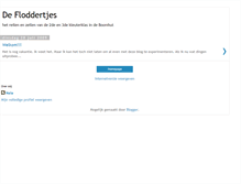 Tablet Screenshot of floddertjes.blogspot.com