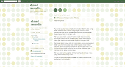 Desktop Screenshot of ahmad-zaenudin.blogspot.com