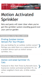 Mobile Screenshot of motion-activated-sprinkler.blogspot.com