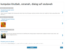 Tablet Screenshot of kumpulankhutbahceramahsufi.blogspot.com