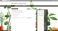 Desktop Screenshot of lifewithlivingfood.blogspot.com