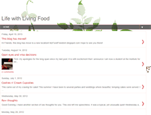 Tablet Screenshot of lifewithlivingfood.blogspot.com