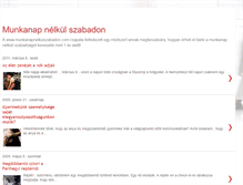 Tablet Screenshot of munkanapnelkulszabadon.blogspot.com