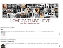 Tablet Screenshot of love-faith-believe.blogspot.com