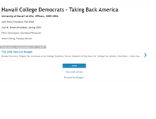 Tablet Screenshot of hawaiicollegedems.blogspot.com