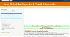 Desktop Screenshot of judul-tugasakhir-skripsi.blogspot.com
