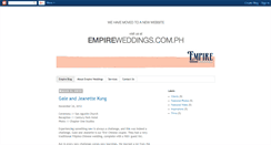 Desktop Screenshot of empireweddings.blogspot.com