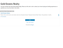 Tablet Screenshot of goldestates.blogspot.com