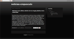 Desktop Screenshot of noticias-crepusculo.blogspot.com