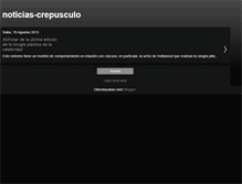 Tablet Screenshot of noticias-crepusculo.blogspot.com