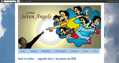 Desktop Screenshot of comicsevenangels.blogspot.com