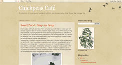 Desktop Screenshot of chickpeascafe.blogspot.com