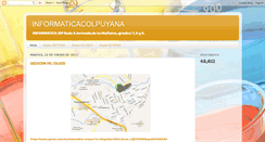Desktop Screenshot of colpuyanainformatica.blogspot.com