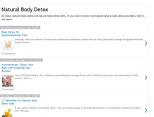 Tablet Screenshot of natural-detox-diets.blogspot.com