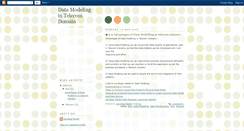 Desktop Screenshot of datamodelingintelecom.blogspot.com