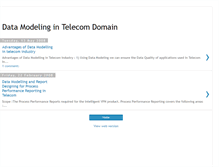 Tablet Screenshot of datamodelingintelecom.blogspot.com