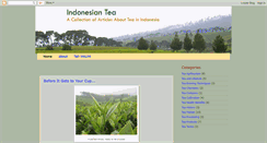 Desktop Screenshot of indonesiatea.blogspot.com