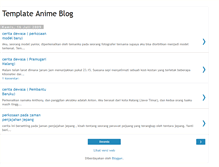 Tablet Screenshot of freetemplateanime.blogspot.com