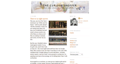 Desktop Screenshot of curiousshopper.blogspot.com