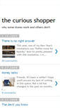 Mobile Screenshot of curiousshopper.blogspot.com