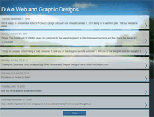Tablet Screenshot of dialowebdesigns.blogspot.com