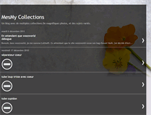 Tablet Screenshot of mesmycollections.blogspot.com
