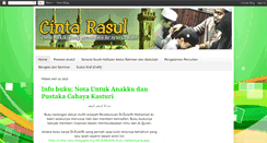 Desktop Screenshot of cinta-rasul.blogspot.com