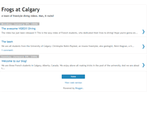 Tablet Screenshot of calgaryfrogs.blogspot.com