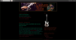 Desktop Screenshot of guitare-actu.blogspot.com