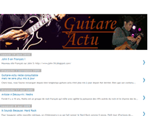 Tablet Screenshot of guitare-actu.blogspot.com