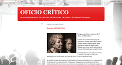 Desktop Screenshot of eloficiocritico.blogspot.com