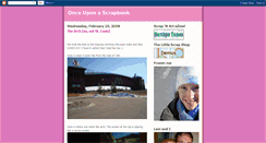 Desktop Screenshot of onceuponascrapbook.blogspot.com