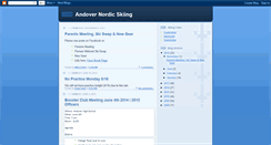 Desktop Screenshot of andovernordic.blogspot.com
