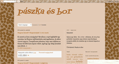 Desktop Screenshot of paszkaesbor.blogspot.com