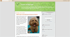 Desktop Screenshot of expertofdogfood.blogspot.com