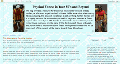 Desktop Screenshot of 50plusandfit.blogspot.com