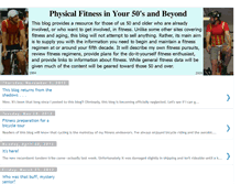 Tablet Screenshot of 50plusandfit.blogspot.com