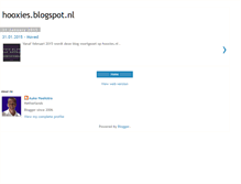 Tablet Screenshot of hooxies.blogspot.com