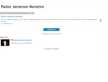 Tablet Screenshot of pastorjamersonmonteiro.blogspot.com