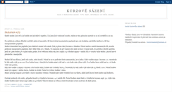 Desktop Screenshot of kurzovesazeni.blogspot.com