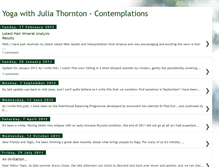 Tablet Screenshot of juliathorntoncontemplations.blogspot.com