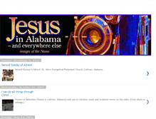 Tablet Screenshot of jesusinalabama.blogspot.com