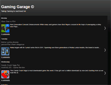 Tablet Screenshot of gaminggarage.blogspot.com