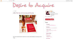 Desktop Screenshot of desiretoacquire.blogspot.com