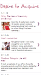Mobile Screenshot of desiretoacquire.blogspot.com
