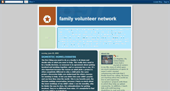 Desktop Screenshot of familyvolunteernetwork.blogspot.com