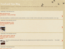 Tablet Screenshot of foodandtips.blogspot.com