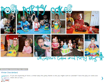 Tablet Screenshot of poshpartycakes.blogspot.com